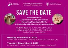 Save the Date Acupuncture and Acupressure